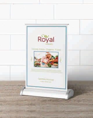 A4 Table Top Standee